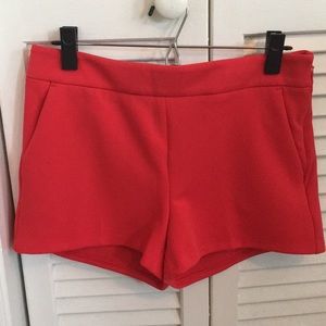 Red dressy shorts